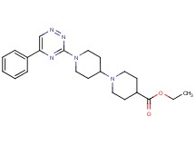 ethyl 1'-(5-phenyl-1,2,4-triazin-3-yl)-1,4'-bipiperidine-4-carboxylate