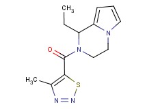 1-ethyl-2-[(4-methyl-1,2,3-thiadiazol-5-yl)carbonyl]-1,2,3,4-tetrahydropyrrolo[1,2-a]pyrazine