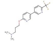 N,N-dimethyl-3-{[6'-(trifluoromethyl)-3,3'-bipyridin-6-yl]oxy}propan-1-amine