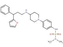 N'-[4-(4-{[3-(2-furyl)-3-phenylpropyl]amino}-1-piperidinyl)phenyl]-N,N-dimethylsulfamide