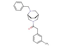 (1R*,5R*)-6-benzyl-3-[(3-methylphenyl)acetyl]-3,6-diazabicyclo[3.2.2]nonane