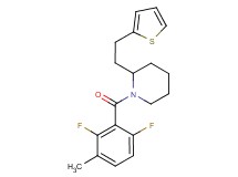 1-(2,6-difluoro-3-methylbenzoyl)-2-[2-(2-thienyl)ethyl]piperidine