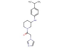 1-(1H-imidazol-1-ylacetyl)-N-(4-isopropylphenyl)-3-piperidinamine