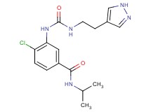 4-chloro-N-isopropyl-3-[({[2-(1H-pyrazol-4-yl)ethyl]amino}carbonyl)amino]benzamide