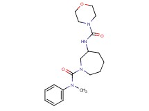 N-methyl-3-[(morpholin-4-ylcarbonyl)amino]-N-phenylazepane-1-carboxamide
