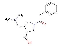 [(3R*,4R*)-4-[(dimethylamino)methyl]-1-(phenylacetyl)pyrrolidin-3-yl]methanol