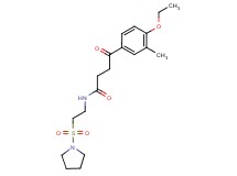 4-(4-ethoxy-3-methylphenyl)-4-oxo-N-[2-(pyrrolidin-1-ylsulfonyl)ethyl]butanamide