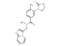 N-(imidazo[1,2-a]pyridin-3-ylmethyl)-N,4-dimethyl-3-(2-oxo-1-imidazolidinyl)benzamide