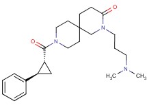 2-[3-(dimethylamino)propyl]-9-{[(1R,2R)-2-phenylcyclopropyl]carbonyl}-2,9-diazaspiro[5.5]undecan-3-one