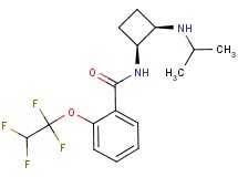 N-[(1S*,2R*)-2-(isopropylamino)cyclobutyl]-2-(1,1,2,2-tetrafluoroethoxy)benzamide