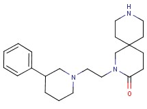 2-[2-(3-phenyl-1-piperidinyl)ethyl]-2,9-diazaspiro[5.5]undecan-3-one dihydrochloride