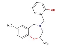 2-[(2,7-dimethyl-2,3-dihydro-1,4-benzoxazepin-4(5H)-yl)methyl]phenol