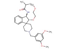 N-[(2R*,3R*)-1'-(3,5-dimethoxybenzyl)-2-(2-methoxyethoxy)-2,3-dihydrospiro[indene-1,4'-piperidin]-3-yl]-2-methylpropanamide