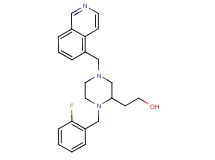 2-[1-(2-fluorobenzyl)-4-(5-isoquinolinylmethyl)-2-piperazinyl]ethanol
