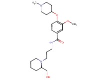 N-{3-[2-(hydroxymethyl)-1-piperidinyl]propyl}-3-methoxy-4-[(1-methyl-4-piperidinyl)oxy]benzamide