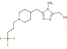 (4-methyl-5-{[1-(4,4,4-trifluorobutyl)piperidin-4-yl]methyl}-4H-1,2,4-triazol-3-yl)methanol