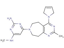 6-[4-(2,5-dihydro-1H-pyrrol-1-yl)-2-methyl-5,6,8,9-tetrahydro-7H-pyrimido[4,5-d]azepin-7-yl]-N~4~-methylpyrimidine-2,4-diamine