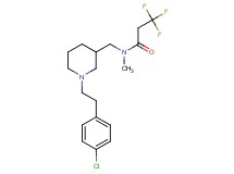 N-({1-[2-(4-chlorophenyl)ethyl]-3-piperidinyl}methyl)-3,3,3-trifluoro-N-methylpropanamide