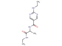2-(ethylamino)-N-[2-(ethylamino)-1-methyl-2-oxoethyl]-5-pyrimidinecarboxamide