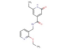 N-[(2-ethoxypyridin-3-yl)methyl]-6-ethyl-2-oxo-1,2-dihydropyridine-4-carboxamide