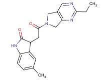 3-[2-(2-ethyl-5,7-dihydro-6H-pyrrolo[3,4-d]pyrimidin-6-yl)-2-oxoethyl]-5-methyl-1,3-dihydro-2H-indol-2-one