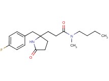 N-butyl-3-[2-(4-fluorobenzyl)-5-oxo-2-pyrrolidinyl]-N-methylpropanamide