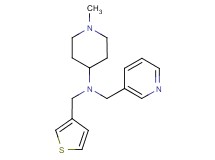1-methyl-N-(3-pyridinylmethyl)-N-(3-thienylmethyl)-4-piperidinamine