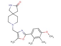 8-{[2-(4-methoxy-2,3-dimethylphenyl)-5-methyl-1,3-oxazol-4-yl]methyl}-2,8-diazaspiro[4.5]decan-3-one
