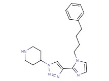 4-{4-[1-(4-phenylbutyl)-1H-imidazol-2-yl]-1H-1,2,3-triazol-1-yl}piperidine