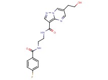 N-{2-[(4-fluorobenzoyl)amino]ethyl}-6-(2-hydroxyethyl)pyrazolo[1,5-a]pyrimidine-3-carboxamide