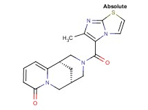 (1S,5R)-3-[(6-methylimidazo[2,1-b][1,3]thiazol-5-yl)carbonyl]-1,2,3,4,5,6-hexahydro-8H-1,5-methanopyrido[1,2-a][1,5]diazocin-8-one