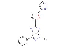 1-methyl-3-phenyl-5-[5-(1H-pyrazol-5-yl)-2-furyl]-1,4-dihydroimidazo[4,5-c]pyrazole