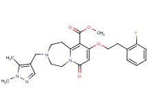 methyl 3-[(1,5-dimethyl-1H-pyrazol-4-yl)methyl]-9-[2-(2-fluorophenyl)ethoxy]-7-oxo-1,2,3,4,5,7-hexahydropyrido[1,2-d][1,4]diazepine-10-carboxylate