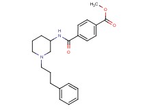 methyl 4-({[1-(3-phenylpropyl)-3-piperidinyl]amino}carbonyl)benzoate