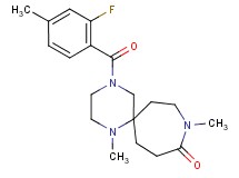 4-(2-fluoro-4-methylbenzoyl)-1,9-dimethyl-1,4,9-triazaspiro[5.6]dodecan-10-one