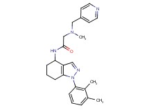 N~1~-[1-(2,3-dimethylphenyl)-4,5,6,7-tetrahydro-1H-indazol-4-yl]-N~2~-methyl-N~2~-(4-pyridinylmethyl)glycinamide