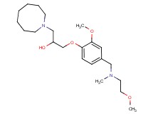 1-(1-azocanyl)-3-(2-methoxy-4-{[(2-methoxyethyl)(methyl)amino]methyl}phenoxy)-2-propanol
