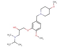 1-[isopropyl(methyl)amino]-3-{2-methoxy-5-[(4-methoxypiperidin-1-yl)methyl]phenoxy}propan-2-ol