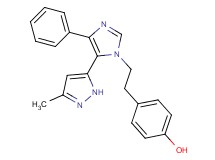 4-{2-[5-(3-methyl-1H-pyrazol-5-yl)-4-phenyl-1H-imidazol-1-yl]ethyl}phenol