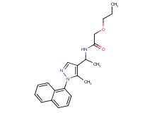 N-{1-[5-methyl-1-(1-naphthyl)-1H-pyrazol-4-yl]ethyl}-2-propoxyacetamide