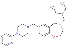 4-(2-ethylbutyl)-7-{[4-(2-pyrimidinyl)-1-piperazinyl]methyl}-2,3,4,5-tetrahydro-1,4-benzoxazepine