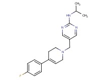 5-{[4-(4-fluorophenyl)-3,6-dihydropyridin-1(2H)-yl]methyl}-N-isopropylpyrimidin-2-amine