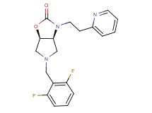 (3aS*,6aR*)-5-(2,6-difluorobenzyl)-3-[2-(2-pyridinyl)ethyl]hexahydro-2H-pyrrolo[3,4-d][1,3]oxazol-2-one