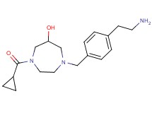 1-[4-(2-aminoethyl)benzyl]-4-(cyclopropylcarbonyl)-1,4-diazepan-6-ol