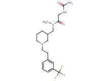 N~2~-(aminocarbonyl)-N~1~-methyl-N~1~-[(1-{2-[3-(trifluoromethyl)phenyl]ethyl}piperidin-3-yl)methyl]glycinamide