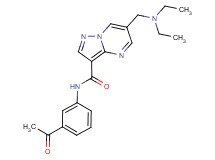 N-(3-acetylphenyl)-6-[(diethylamino)methyl]pyrazolo[1,5-a]pyrimidine-3-carboxamide