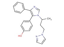 4-{1-[1-methyl-3-(1H-pyrazol-1-yl)propyl]-4-phenyl-1H-imidazol-5-yl}phenol