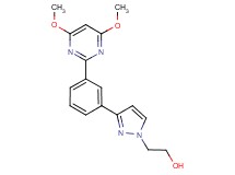 2-{3-[3-(4,6-dimethoxy-2-pyrimidinyl)phenyl]-1H-pyrazol-1-yl}ethanol