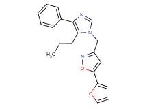 5-(2-furyl)-3-[(4-phenyl-5-propyl-1H-imidazol-1-yl)methyl]isoxazole