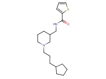 N-{[1-(3-cyclopentylpropyl)-3-piperidinyl]methyl}-2-thiophenecarboxamide
